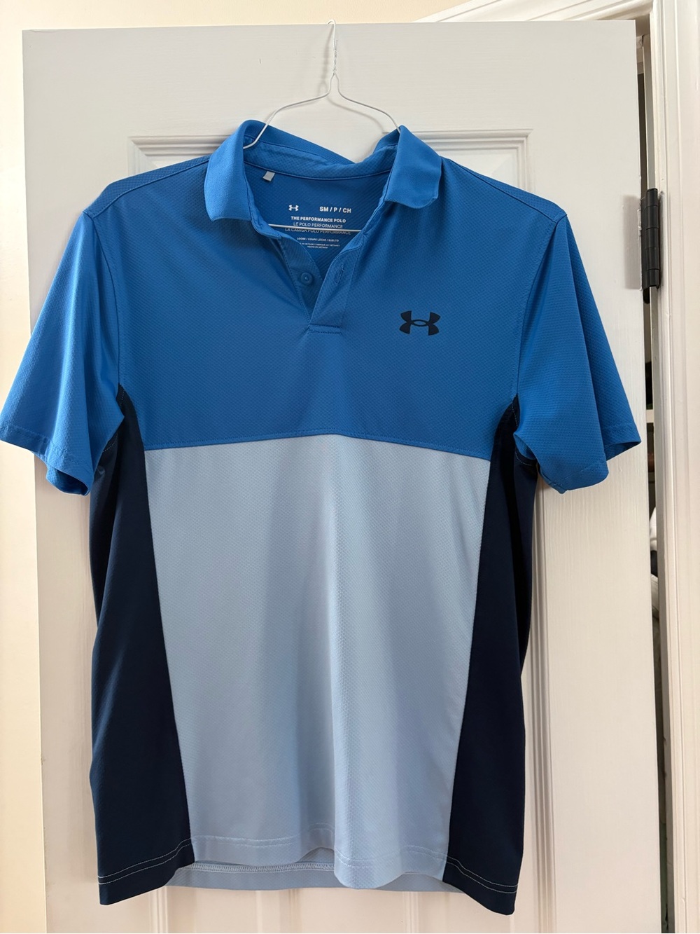 Under Armour Men’s Two-Tone Blue Performance Polo